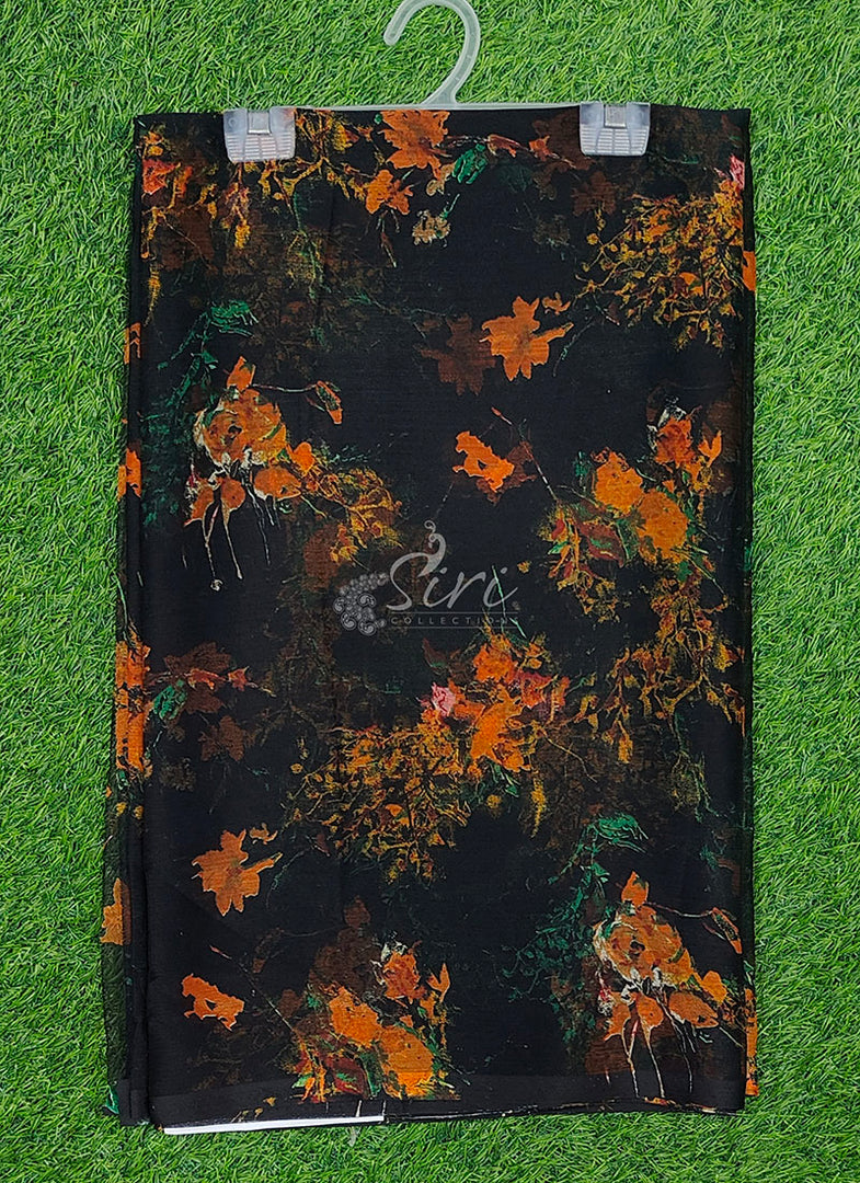 Latest Garden Vareli Printed Nara Chiffon Saree