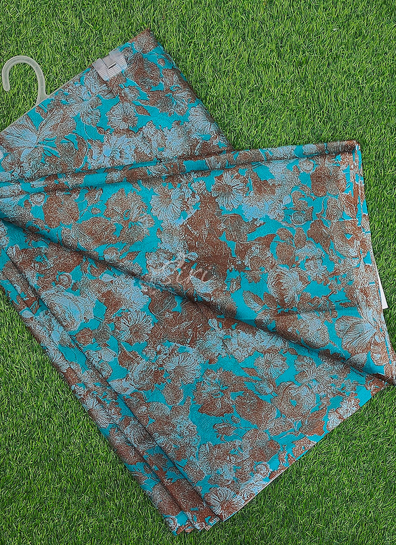Latest Garden Vareli Printed Nara Chiffon Saree