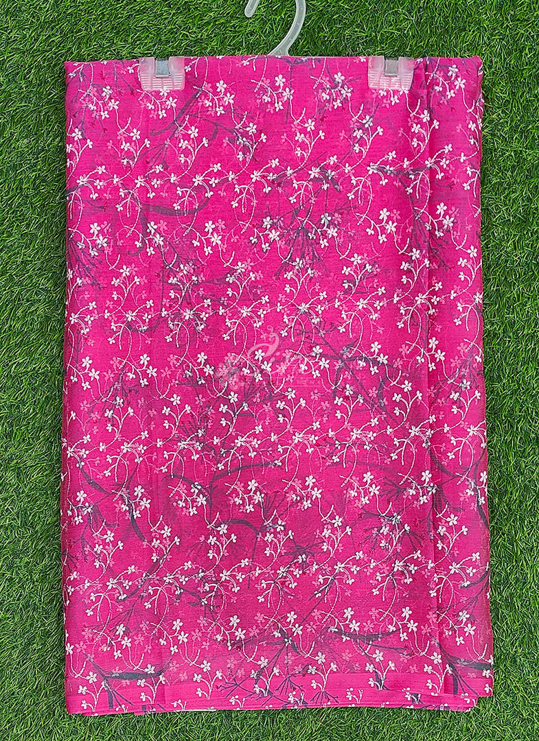 Latest Garden Vareli Printed Nara Chiffon Saree