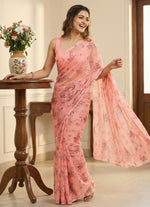 Load image into Gallery viewer, High Quality Garden Vareli Printed Nara Chiffon Saree