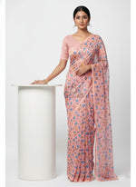 Load image into Gallery viewer, Latest Garden Vareli Printed Nara Chiffon Saree
