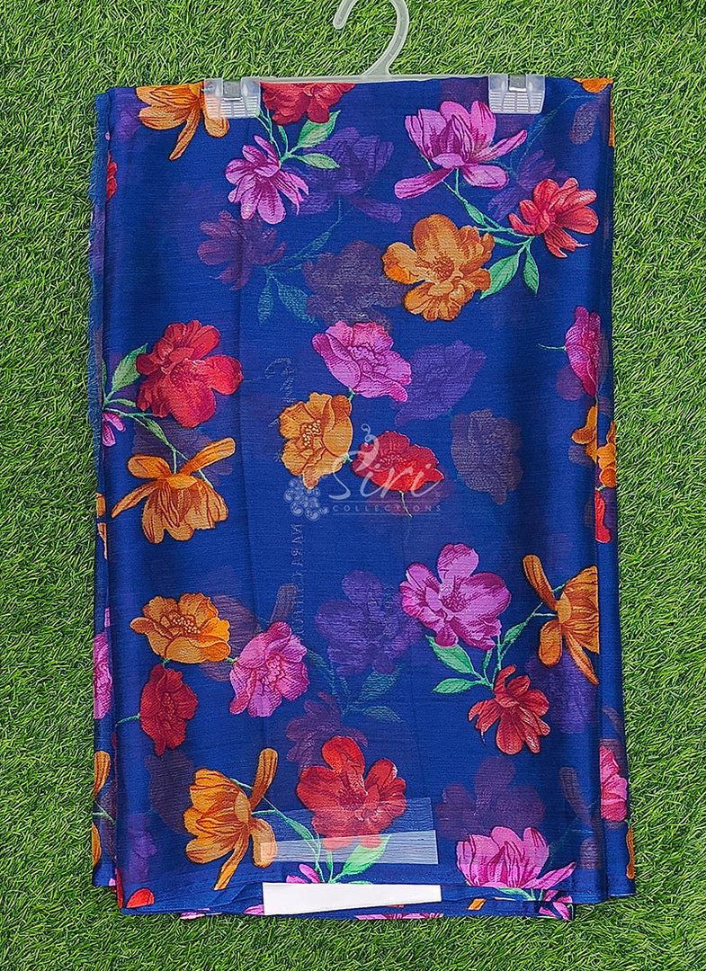 High Quality Garden Vareli Printed Nara Chiffon Saree
