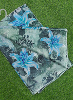 Load image into Gallery viewer, Latest Garden Vareli Printed Nara Chiffon Saree
