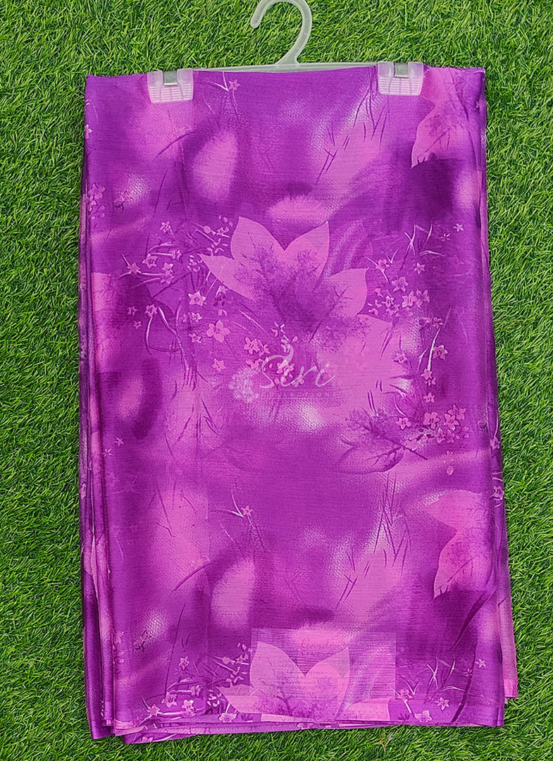 Latest Garden Vareli Printed Nara Chiffon Saree