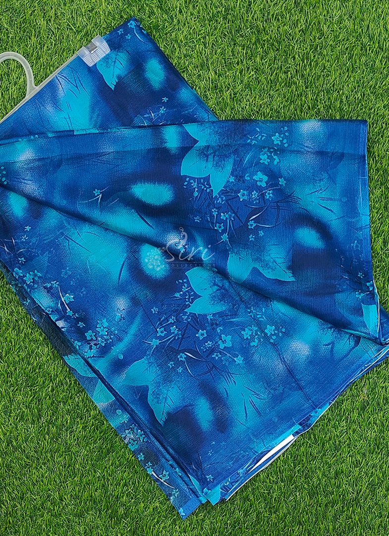 Latest Garden Vareli Printed Nara Chiffon Saree