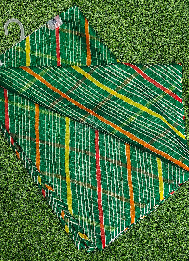 Latest Garden Vareli Printed Nara Chiffon Saree