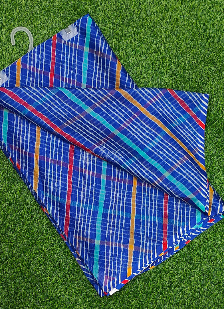 Latest Garden Vareli Printed Nara Chiffon Saree