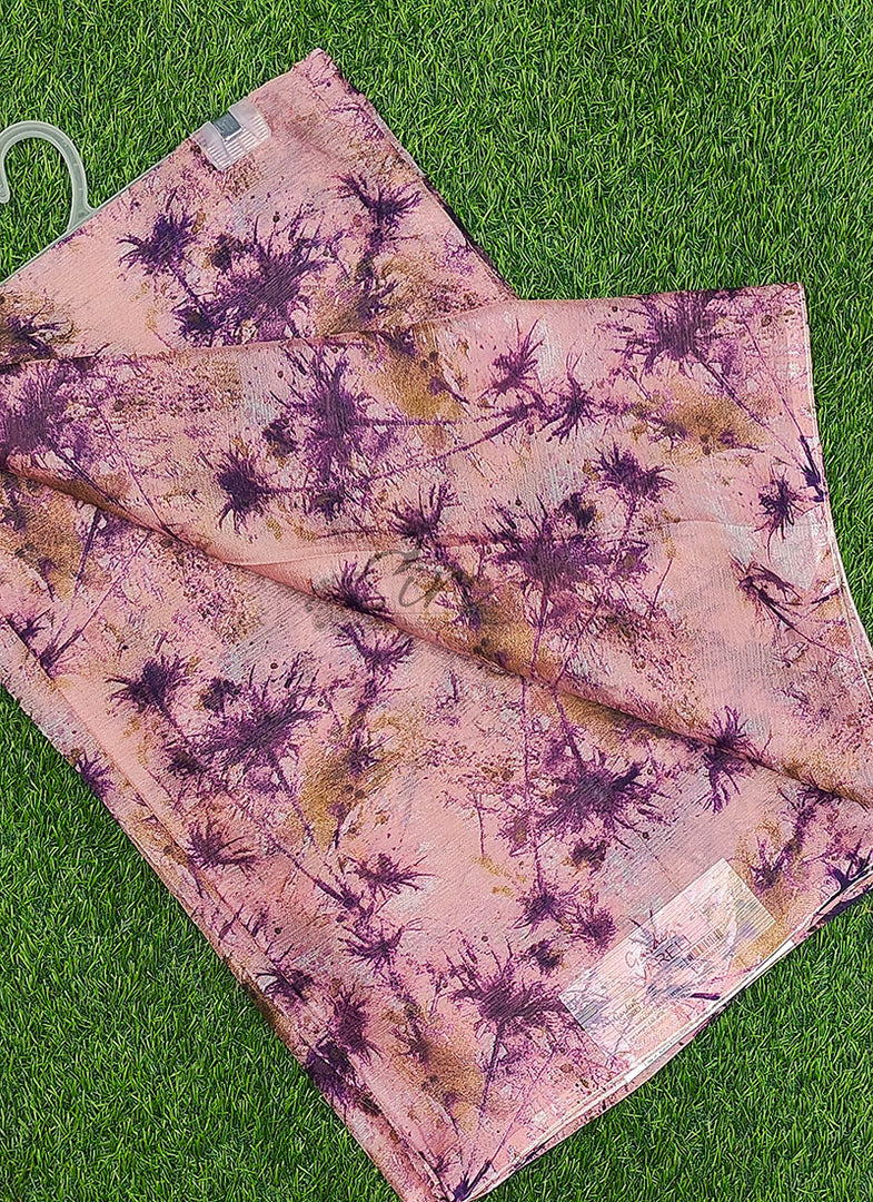 Garden Vareli Printed Nara Chiffon Saree