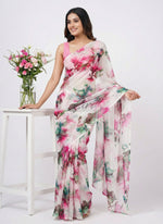 Load image into Gallery viewer, High Quality Garden Vareli Printed Nara Chiffon Saree