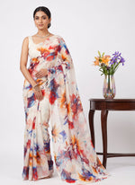 Load image into Gallery viewer, High Quality Garden Vareli Printed Nara Chiffon Saree