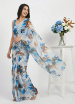 Load image into Gallery viewer, High Quality Garden Vareli Printed Nara Chiffon Saree