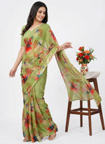Load image into Gallery viewer, High Quality Garden Vareli Printed Nara Chiffon Saree
