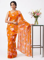 Load image into Gallery viewer, High Quality Garden Vareli Printed Nara Chiffon Saree