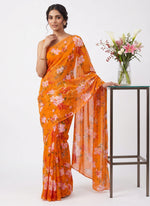 Load image into Gallery viewer, High Quality Garden Vareli Printed Nara Chiffon Saree