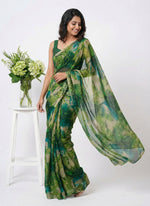 Load image into Gallery viewer, High Quality Garden Vareli Printed Nara Chiffon Saree
