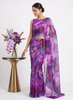 Load image into Gallery viewer, High Quality Garden Vareli Printed Nara Chiffon Saree