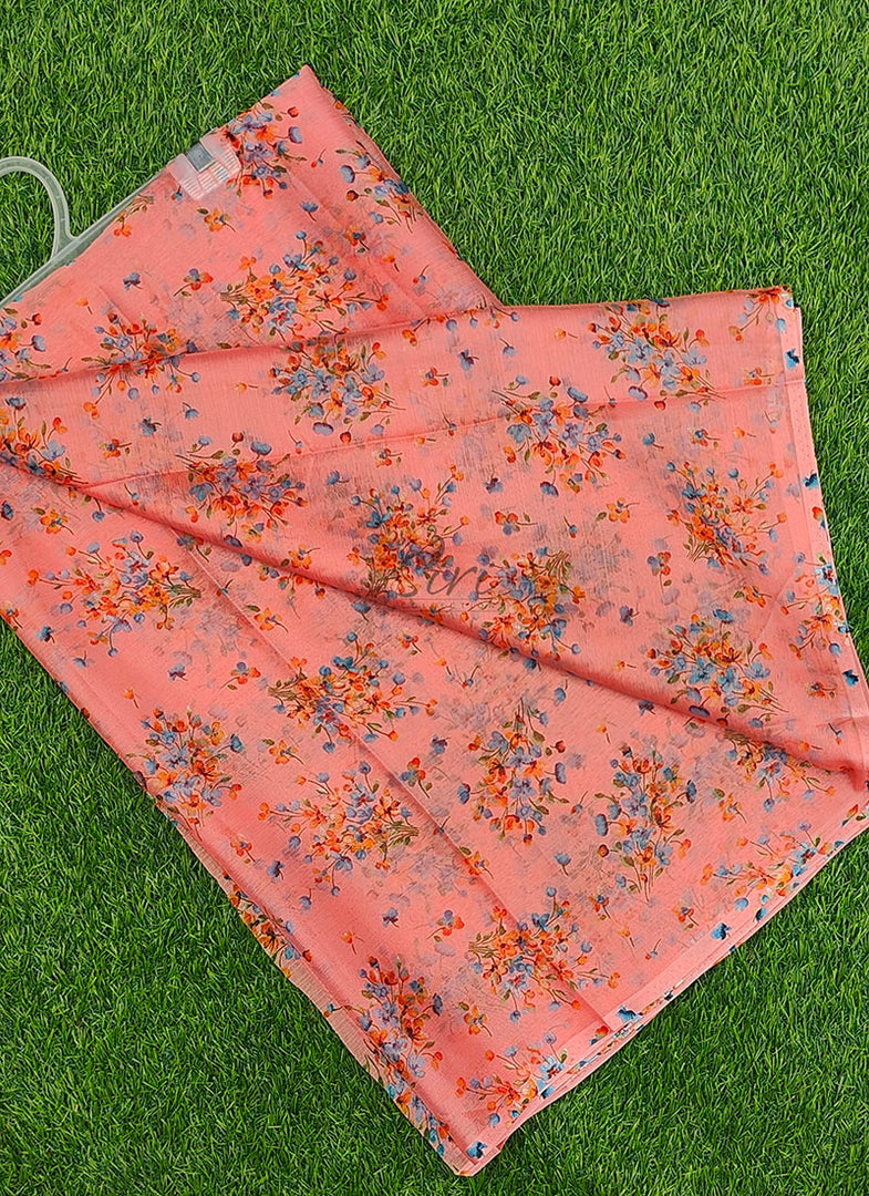 High Quality Garden Vareli Printed Nara Chiffon Saree