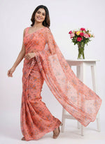 Load image into Gallery viewer, High Quality Garden Vareli Printed Nara Chiffon Saree