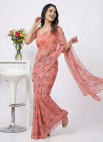 Load image into Gallery viewer, High Quality Garden Vareli Printed Nara Chiffon Saree