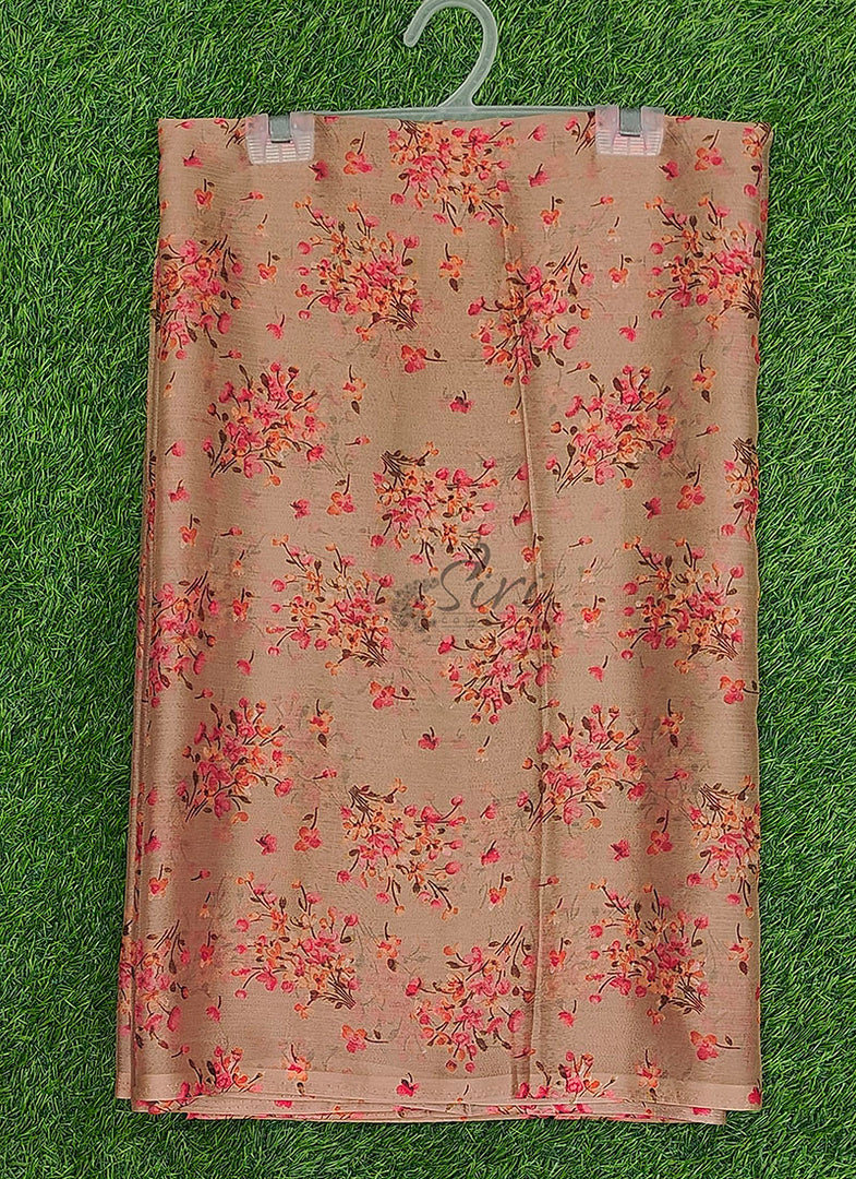 High Quality Garden Vareli Printed Nara Chiffon Saree