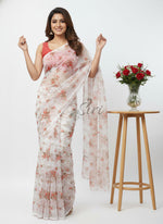 Load image into Gallery viewer, High Quality Garden Vareli Printed Nara Chiffon Saree