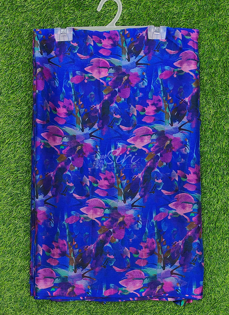 High Quality Garden Vareli Printed Nara Chiffon Saree