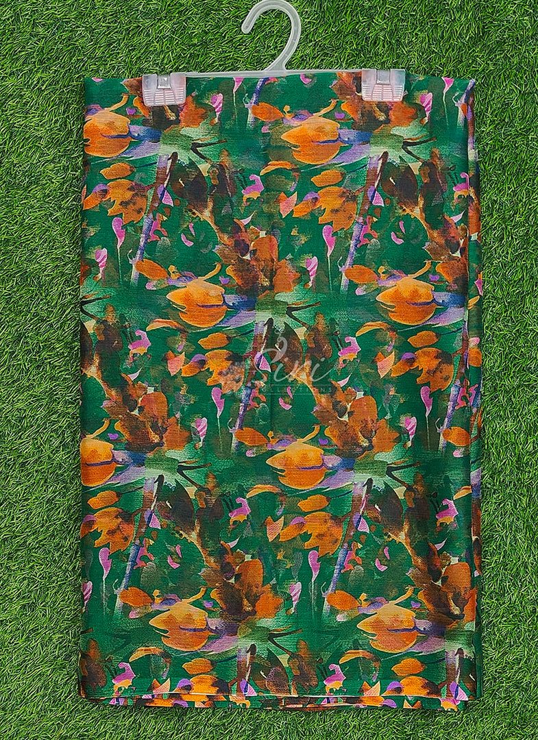 High Quality Garden Vareli Printed Nara Chiffon Saree