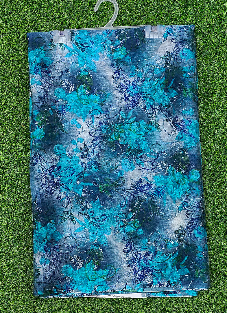 High Quality Garden Vareli Printed Nara Chiffon Saree