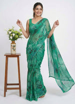 Load image into Gallery viewer, High Quality Garden Vareli Printed Nara Chiffon Saree