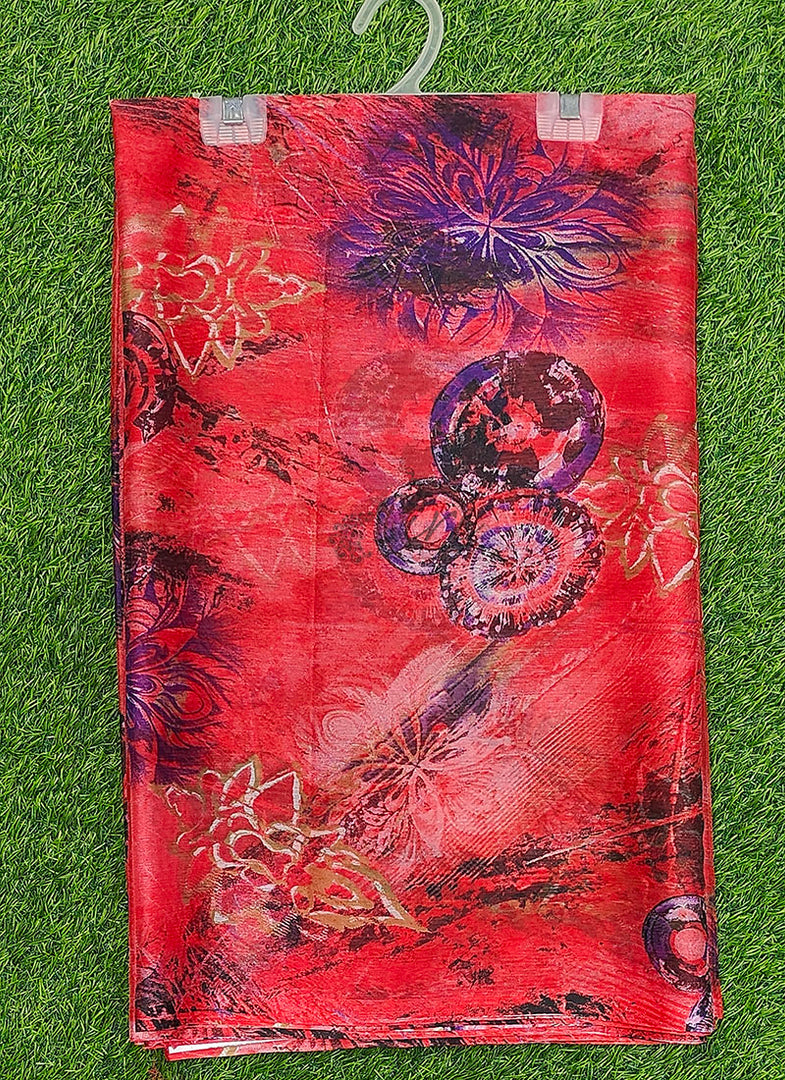 High Quality Garden Vareli Printed Nara Chiffon Saree