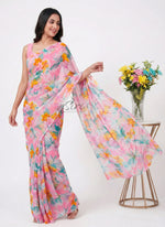 Load image into Gallery viewer, High Quality Garden Vareli Printed Nara Chiffon Saree