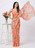 Load image into Gallery viewer, High Quality Garden Vareli Printed Nara Chiffon Saree