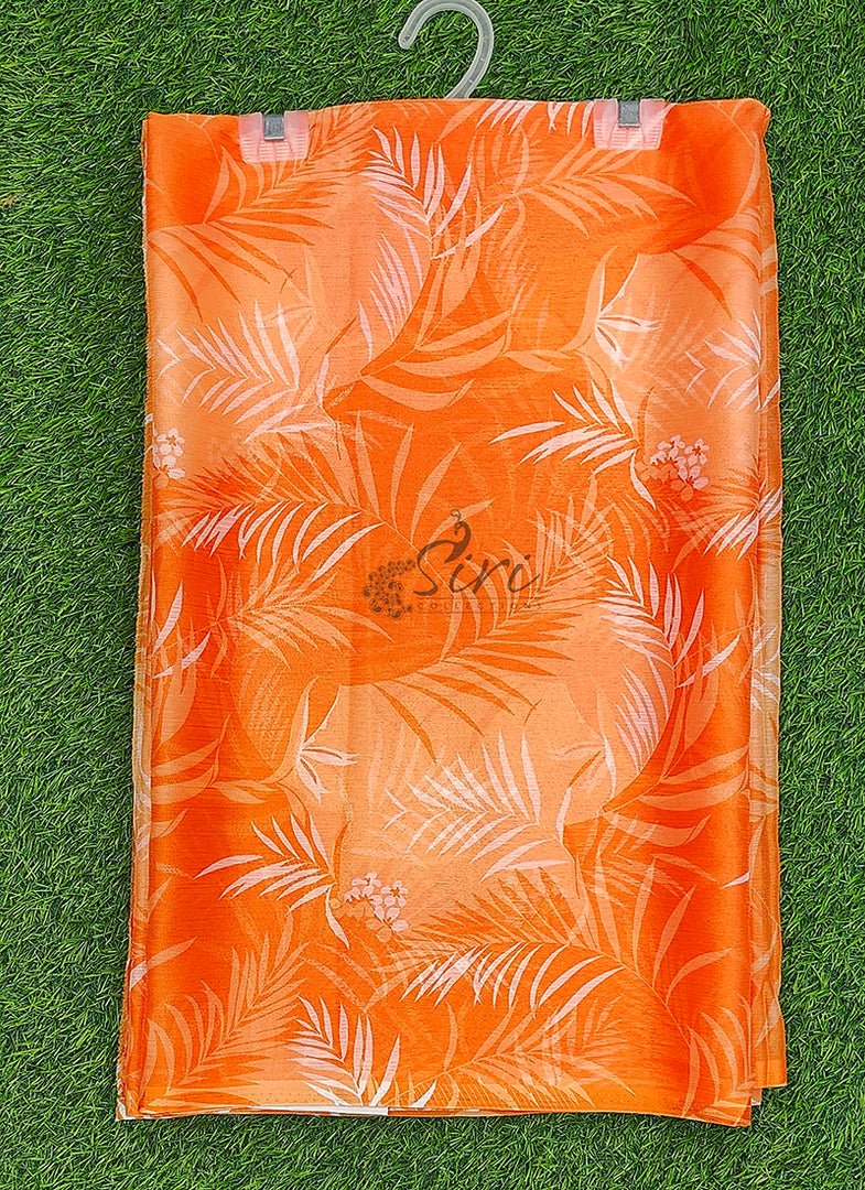 High Quality Garden Vareli Printed Nara Chiffon Saree