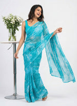 Load image into Gallery viewer, High Quality Garden Vareli Printed Nara Chiffon Saree