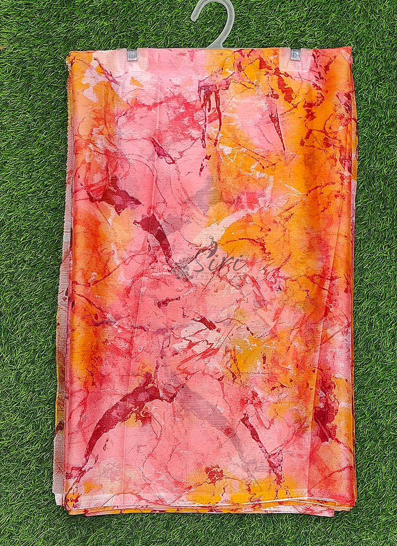 High Quality Garden Vareli Printed Nara Chiffon Saree