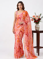 Load image into Gallery viewer, High Quality Garden Vareli Printed Nara Chiffon Saree
