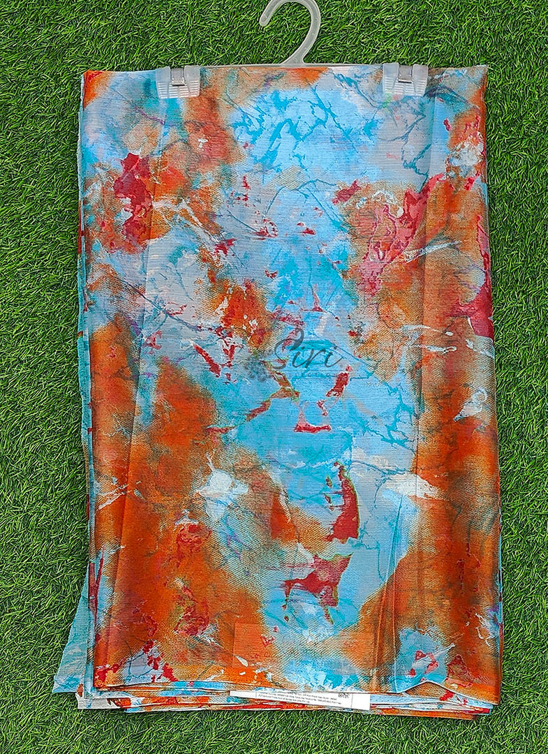 High Quality Garden Vareli Printed Nara Chiffon Saree