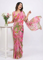 Load image into Gallery viewer, High Quality Garden Vareli Printed Nara Chiffon Saree