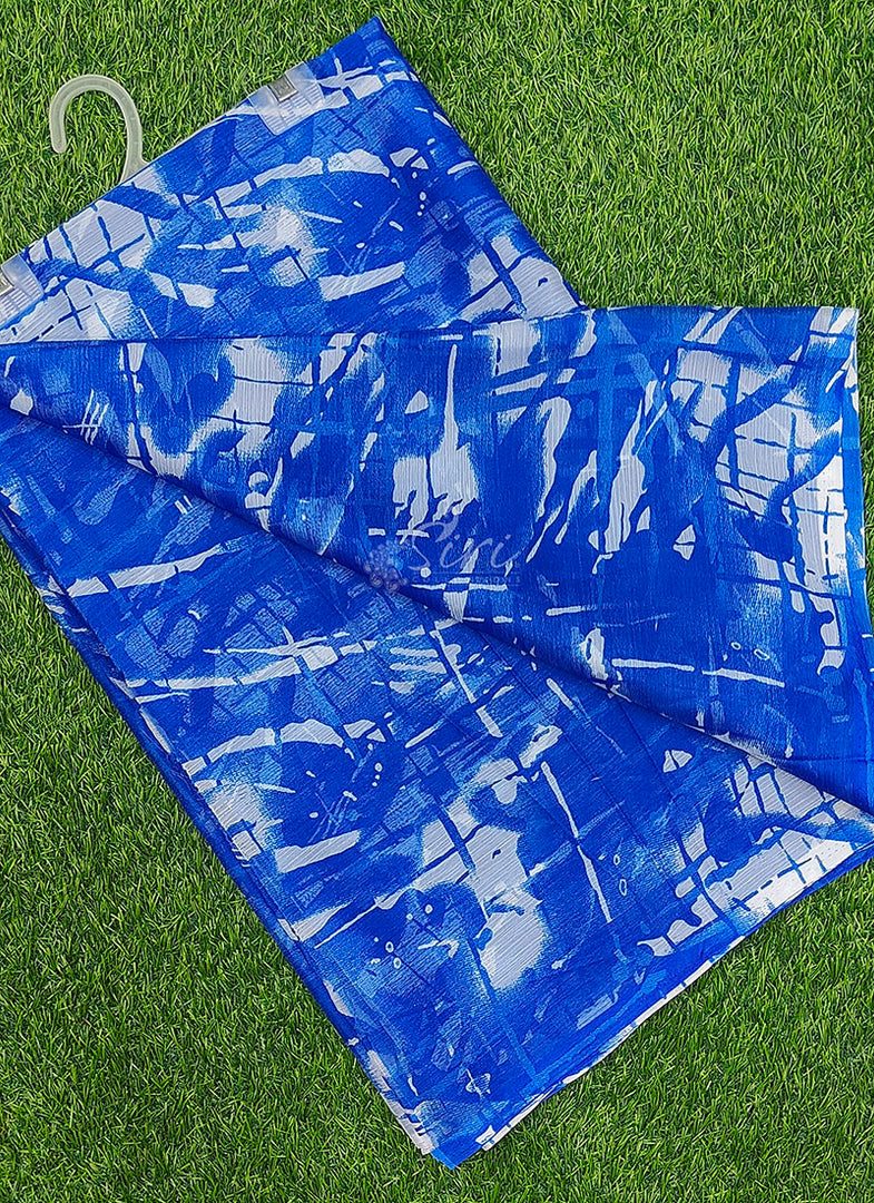 High Quality Garden Vareli Printed Nara Chiffon Saree