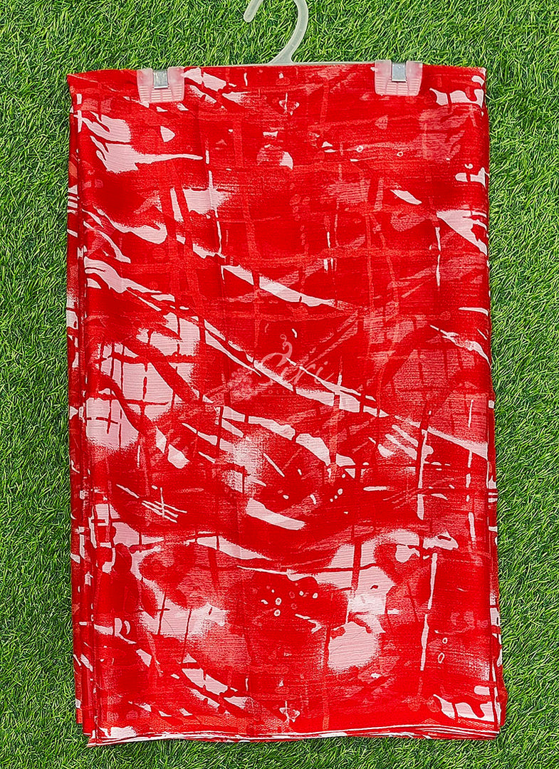 High Quality Garden Vareli Printed Nara Chiffon Saree