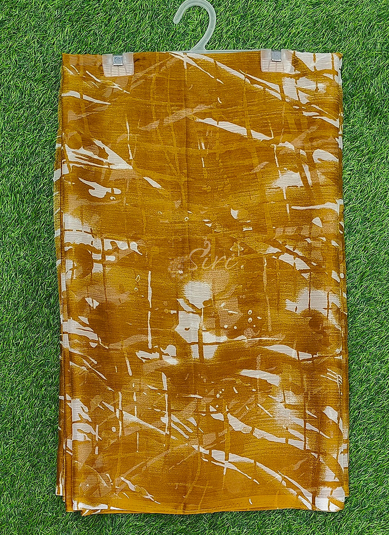 High Quality Garden Vareli Printed Nara Chiffon Saree