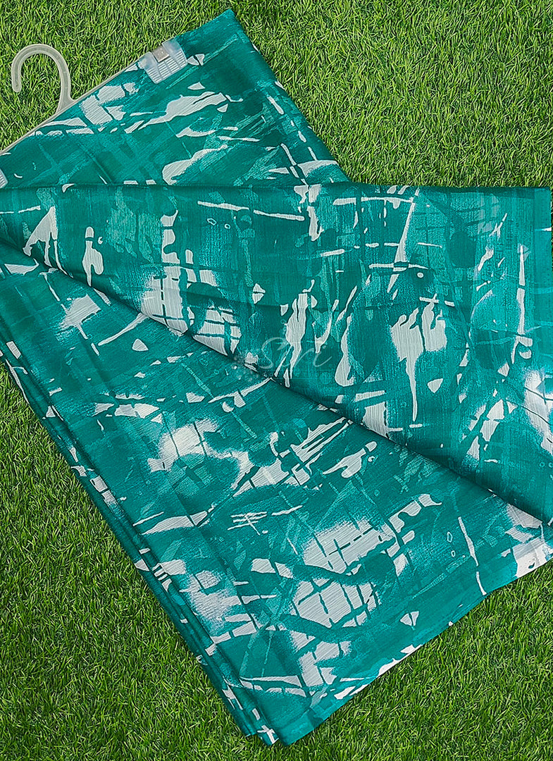 High Quality Garden Vareli Printed Nara Chiffon Saree