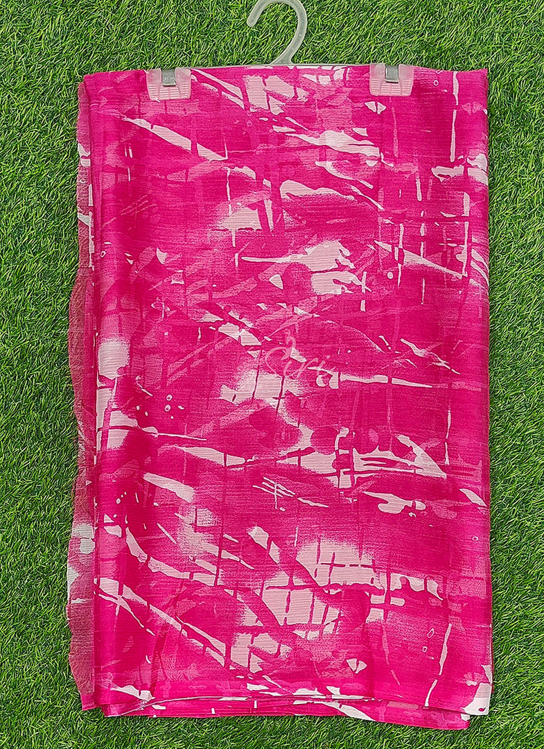 High Quality Garden Vareli Printed Nara Chiffon Saree