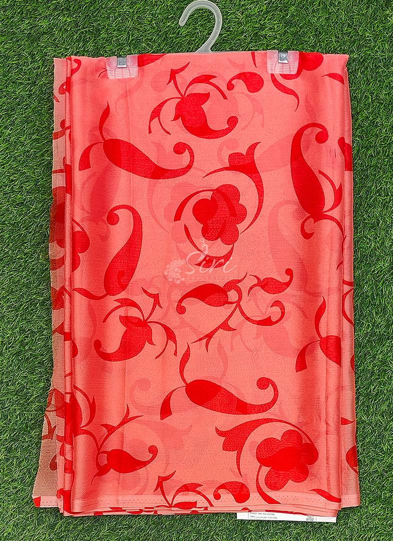 High Quality Garden Vareli Printed Nara Chiffon Saree