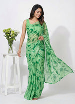 Load image into Gallery viewer, High Quality Garden Vareli Printed Nara Chiffon Saree