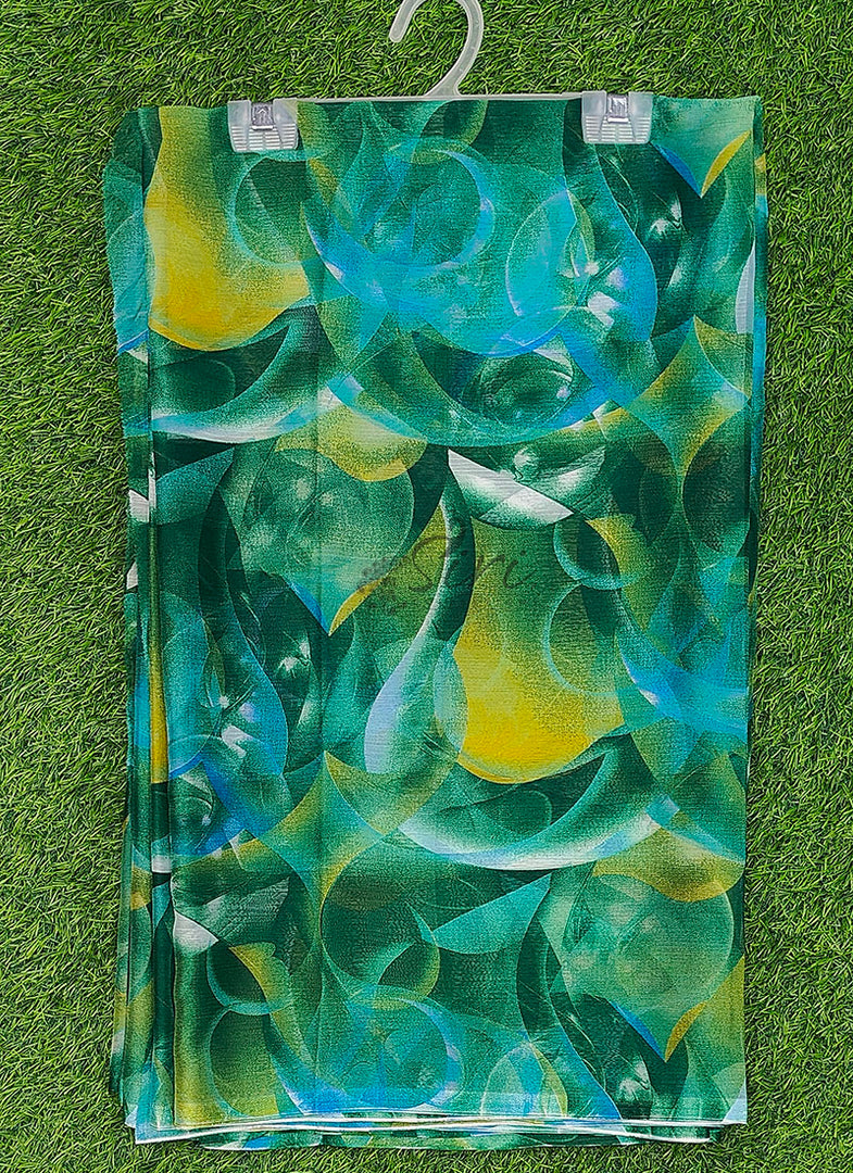 High Quality Garden Vareli Printed Nara Chiffon Saree