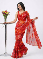 Load image into Gallery viewer, High Quality Garden Vareli Printed Nara Chiffon Saree