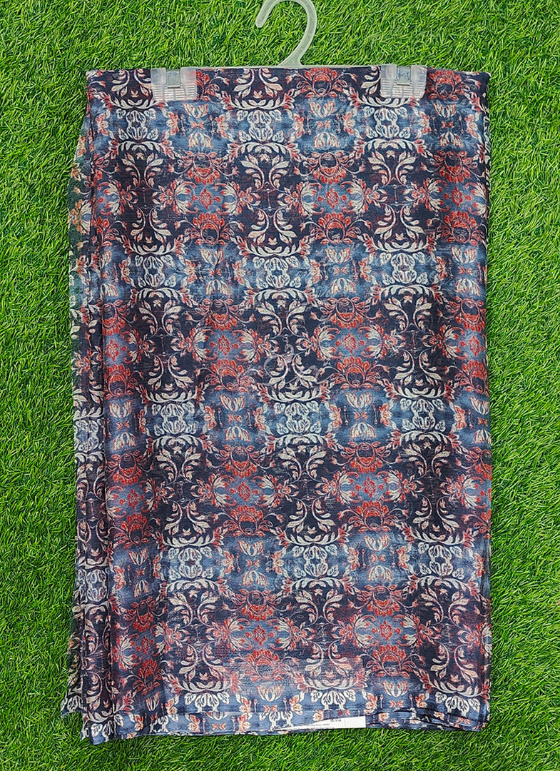 High Quality Garden Vareli Printed Nara Chiffon Saree