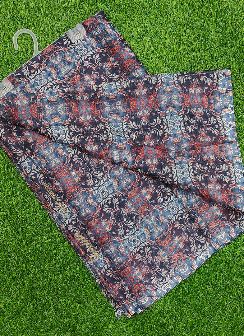 High Quality Garden Vareli Printed Nara Chiffon Saree