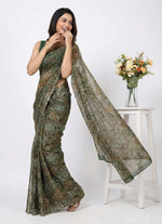 Load image into Gallery viewer, High Quality Garden Vareli Printed Nara Chiffon Saree
